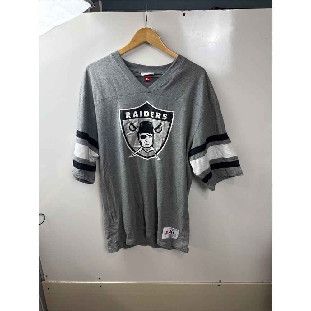 vintage oakland raiders t shirt Size Xtra Large Mitchell And Ness Las Vegas Los